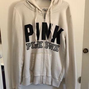 Pink zip up